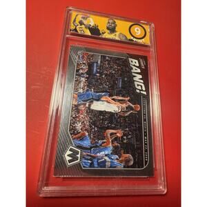 2021 Panini Mosaic Bang! LeBron James #11 Black Goat Grading Cleveland Cavaliers
